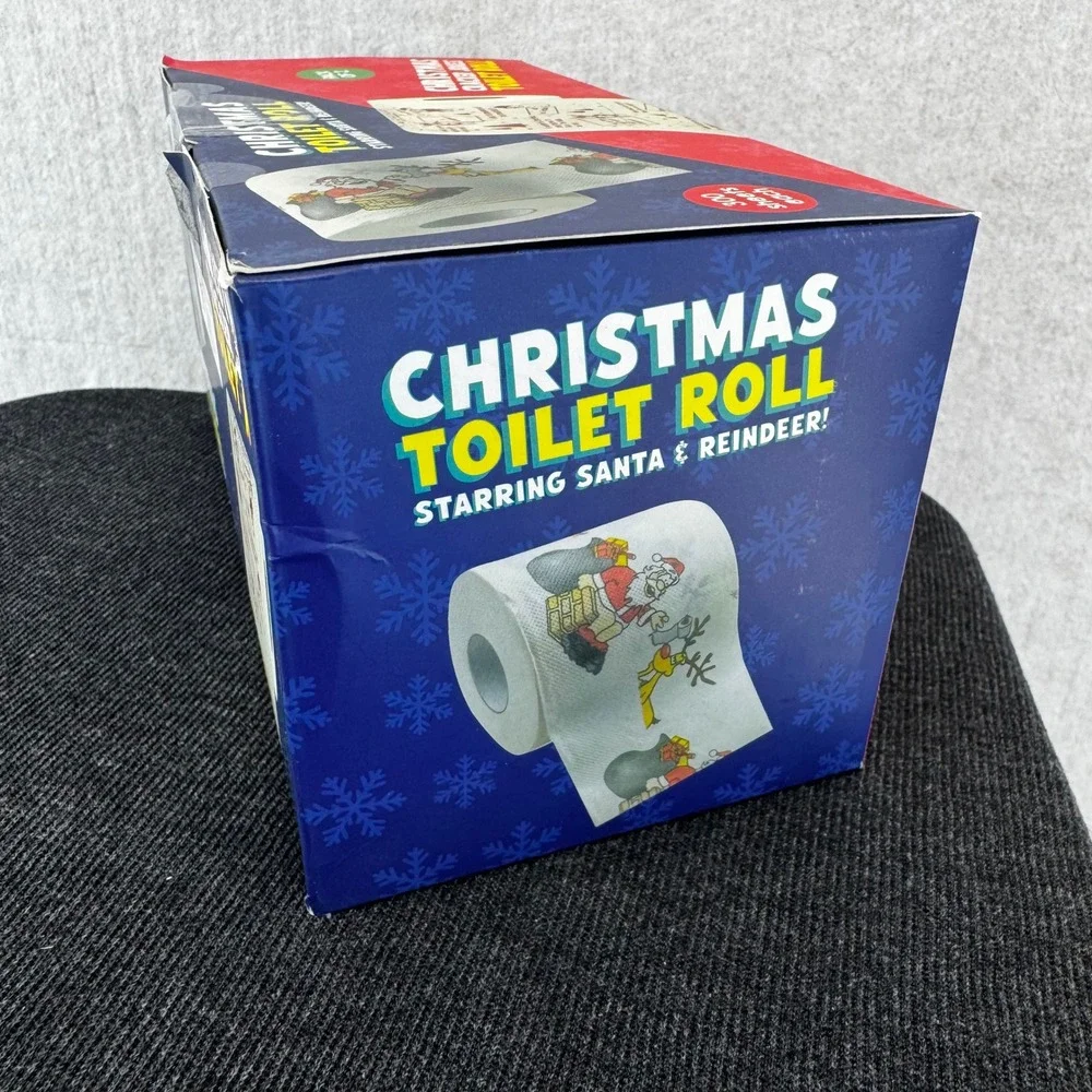 Christmas Toilet Paper Rolls with Jokes 2 Pack Santa Reindeer Fizz Creations